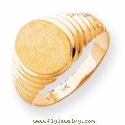 14k Men's signet Ring