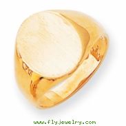 14k Men's Signet Ring