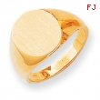 14k Men's Signet Ring