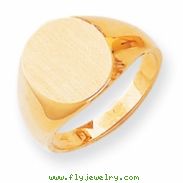 14k Men's Signet Ring