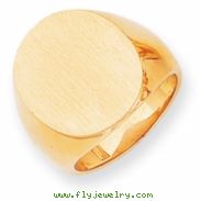 14k Men's Signet Ring