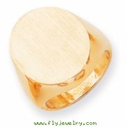 14k Men's Signet Ring