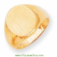 14k Men's Signet Ring