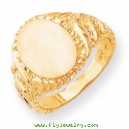 14k Men's Signet Ring