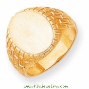 14k Men's Signet Ring