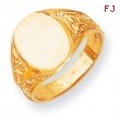 14k Men's Signet Ring