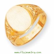 14k Men's Signet Ring
