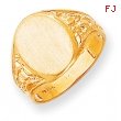 14k Men's Signet Ring