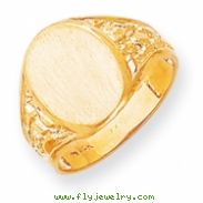 14k Men's Signet Ring