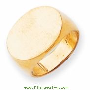 14k Men's Signet Ring