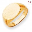 14k Men's Signet Ring