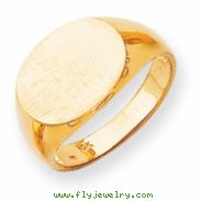 14k Men's Signet Ring