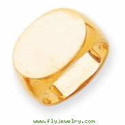 14k Men's Signet Ring