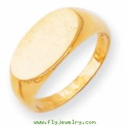 14k Men's Signet Ring
