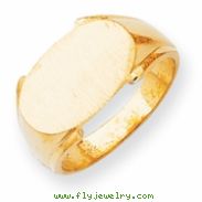 14k Men's Signet Ring