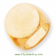 14k Men's Signet Ring
