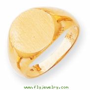 14k Men's Signet Ring