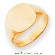 14k Men's Signet Ring