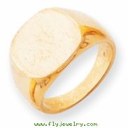 14k Men's Signet Ring