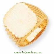14k Men's Signet Ring
