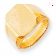 14k Men's Signet Ring