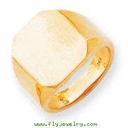 14k Men's Signet Ring