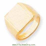 14k Men's Signet Ring