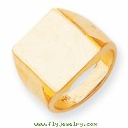 14k Men's Signet Ring