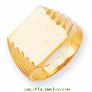 14k Men's Signet Ring