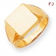 14k Men's Signet Ring