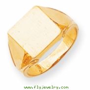 14k Men's Signet Ring