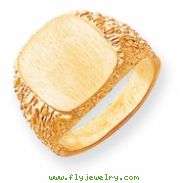 14k Men's Signet Ring