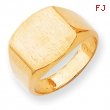 14k Men's Signet Ring