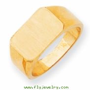 14k Men's Signet Ring