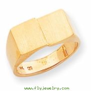 14k Men's Signet Ring