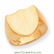 14k Men's Signet Ring