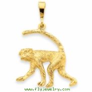 14k Monkey Charm