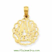 14K Nana of the Year Pendant