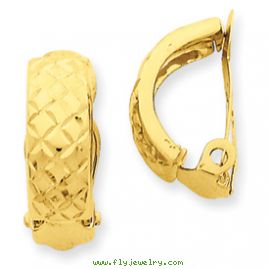 14k Non-Pierced Earrings