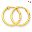 14k Non-Pierced Hoop Earrings