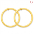 14k Non-Pierced Hoop Earrings