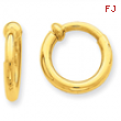 14k Non-Pierced Hoop Earrings