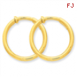 14k Non-Pierced Hoops Earrings