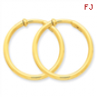 14k Non-Pierced Hoops Earrings