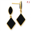 14k Onyx Dangle Earrings