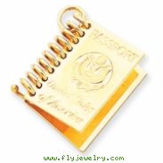 14k Passport Charm