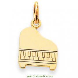 14k Piano Charm