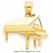 14k Piano Charm