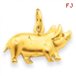 14k Pig Charm