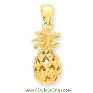 14k Pineapple Pendant